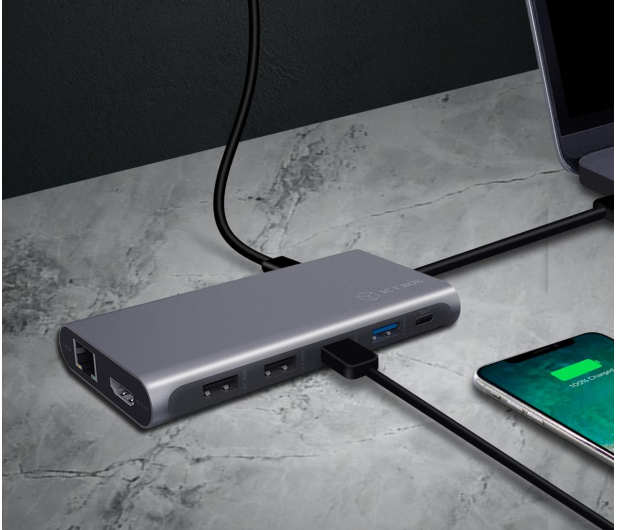 ICY BOX USB-C - Triple Video Dock 12 w 1 IB-DK4050-CPD - 1265467 - zdjęcie 3